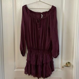 LoveShackFancy long sleeve dress size 2